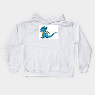 Blue dragon - Diin Dovah Kids Hoodie